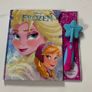 Frozen Book with interactive magic wand
